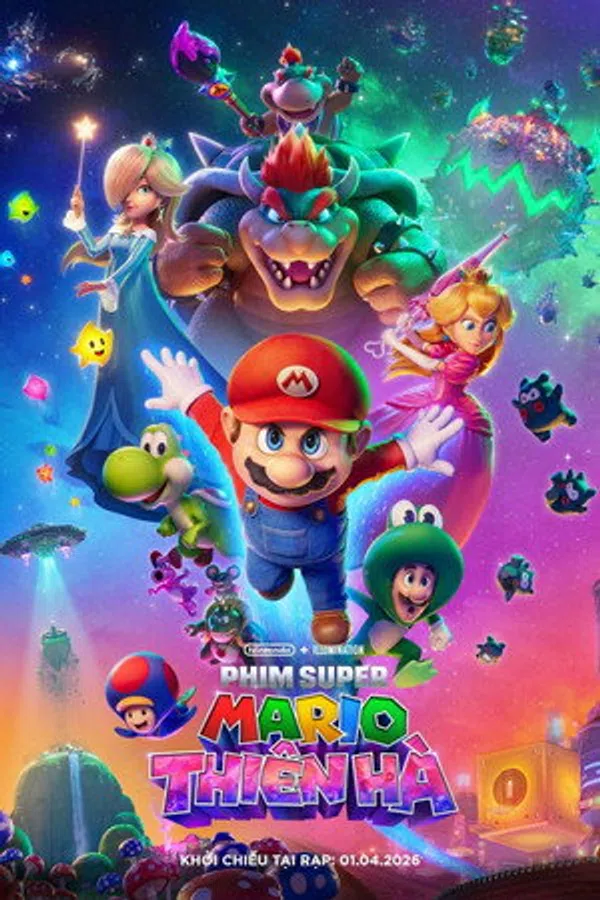 Poster phim Phim Super Mario Thiên Hà trên PhimMoi